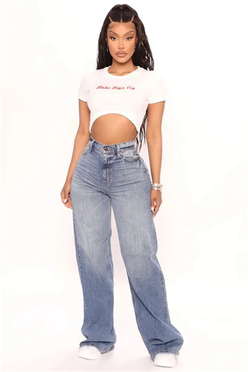 2022 New Y2K High Waist Baggy Jeans