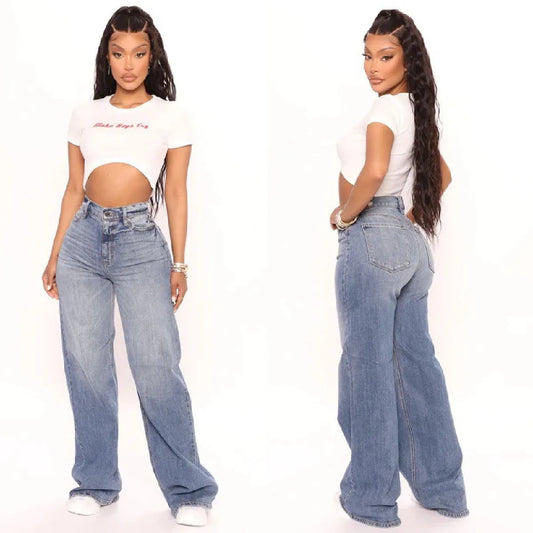 2022 New Y2K High Waist Baggy Jeans
